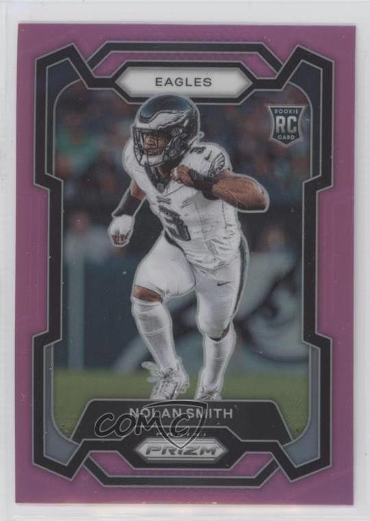 2023 Panini Prizm Rookies Pink Prizm Nolan Smith #382 Rookie RC 18vn