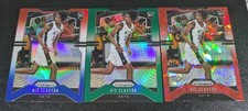 Nicolas (Nic) Claxton 2019-20 Prizm RED ICE, GREEN, RWB PRIZMS 3-RCs Nets #292