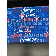 MLB Chicago Cubs Baseball Fabric Licensed Fabric 44" W x 152" L (4 Yds 8 in)