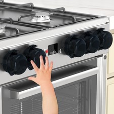 Stove Knob Covers for Child Safety,5 Pack Upgraded Gas Knob Covers for Kids S...