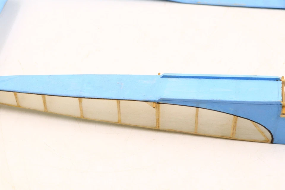 Vintage Free Flight Built Up Balsa & Tissue Glider Sailplane 29" VG Cond - Image 4 of 4