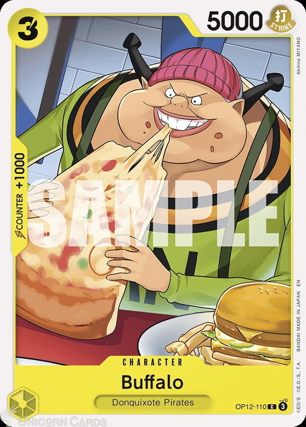 OP12-110 Buffalo : Common English One Piece TCG Card : OP12: Legacy of the Maste