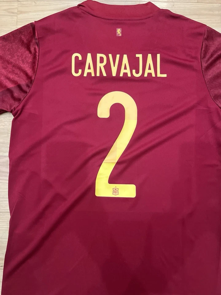 Camiseta Selección Española Eurocopa 2020. Dorsal 2 Carvajal. Talla S. Nueva. - Imagen 2 de 4