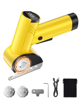 Cordless Electric Scissors, 320RPM High Speed Cardboard Cutter with 3000mAh L...