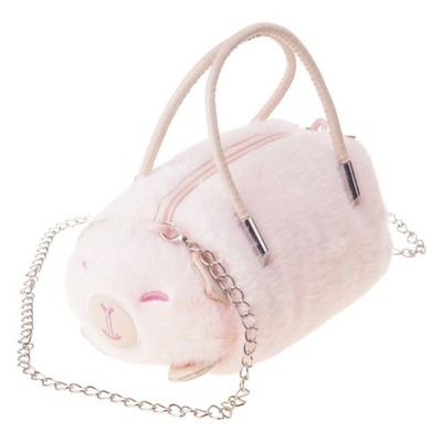 Fashionable Furry Shoulder Bag Soft Women s Handbag Satchel for Daily Use