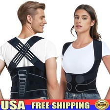 Effective Back Brace Scoliosis Posture Correction Pain Relief Support Adjustable