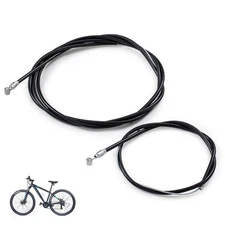 Deapher Premium Bike Brake Cable Kit - 1 Pair Front & Rear Brake Cables, Wire...