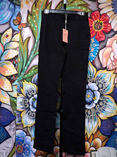 Quince Women's Dress Pants Solid Black Regular Size XS