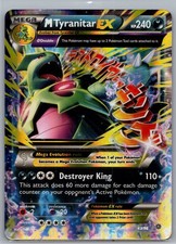M Tyranitar EX 43/98 XY - Ancient Origins Holo Pokemon TCG 