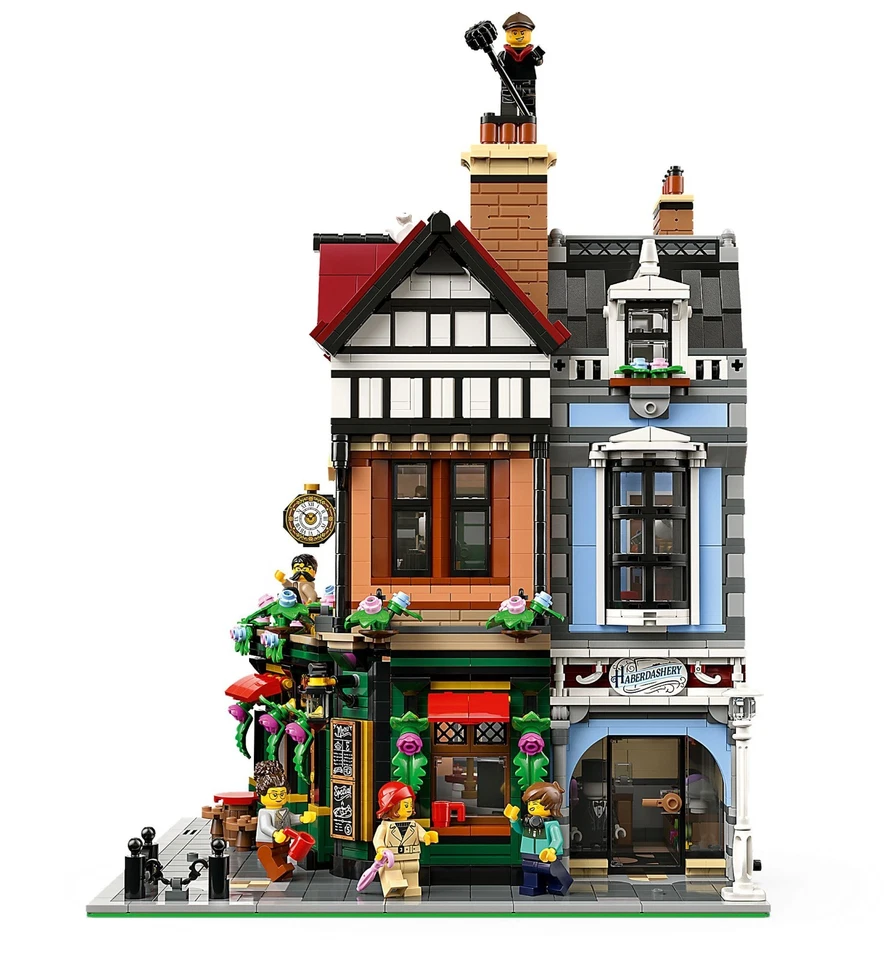 LEGO™ ICONS: Casa ad angolo in stile Tudor (10350) + NUOVO + IMBALLO ORIGINALE  - Immagine 3 di 4