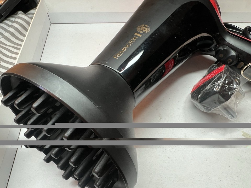 Red Box Remington Manchester United Hair Dryer – Red & Black – Unused – No Box ...