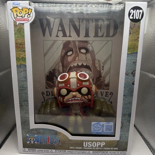 Funko Pop One Piece Wanted Poster Usopp #2107 Art Cover Special Edition