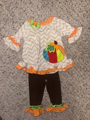 Emily Rose Pumpkin Fall 2 Piece Outfit