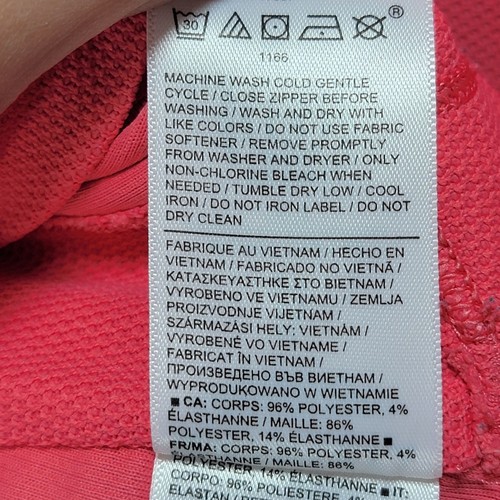 Athleta Top Shirt Womens XL Polo Performance Pink Activewear Golf Tennis Sporty - Picture 9 of 14
