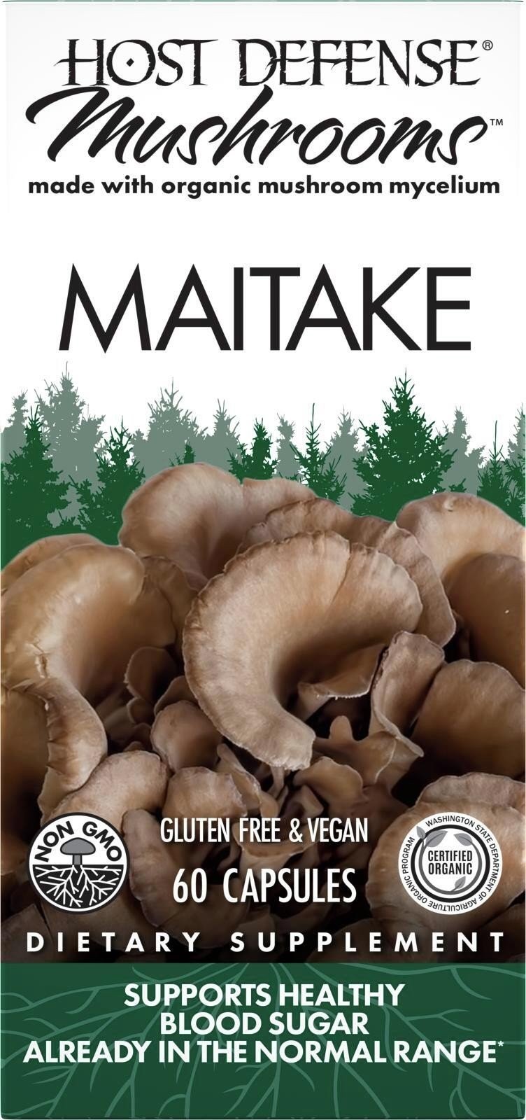 Fungi Perfecti/Host Defense Майтаке 60 капсул