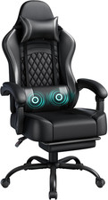 Gaming Chair, Ergonomic Racing Gaming Chair with Massage Lumbar Pillow, High-Bac