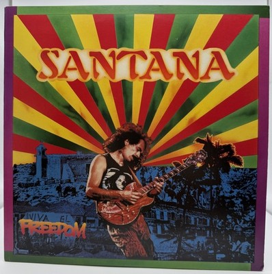 Santana Freedom LP 1987 Columbia DMM Masterdisk NM Vinyl VG++ Cover PAL 40272