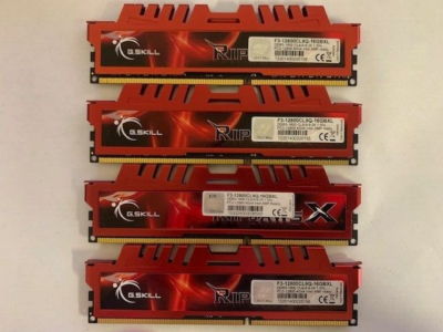 RAM G.SKILL RipjawsX DDR3 8GB (2x4GB) - 1333 MHz CL9-9-9-24 - Occasion