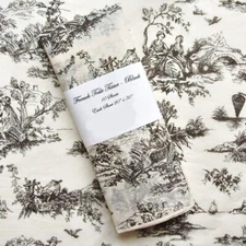 Tissue Paper/Gift Wrap - French Toile - Black Design on Cream-10ct 20" x 30"