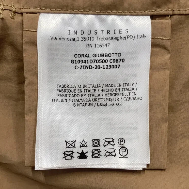 MONCLER 2 Genius 1952 CORALLO Trench Coat Collare Spacco Cintura Ventilazione 0 XS 1 S