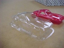1/24 slotcar Body 1/24 scale Vintage 60's Corvette clear slot car body