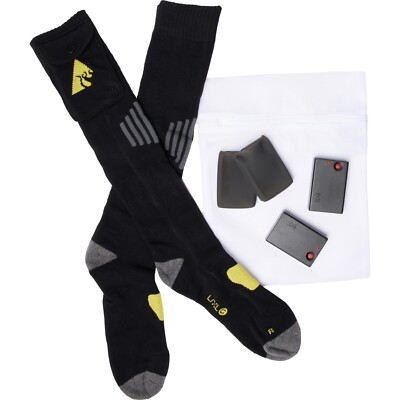 #ad ACTION HEAT AA Battery Heated OTC Cotton Blend SOCKS Mens Size Large XL 9 12 NEW $35.99