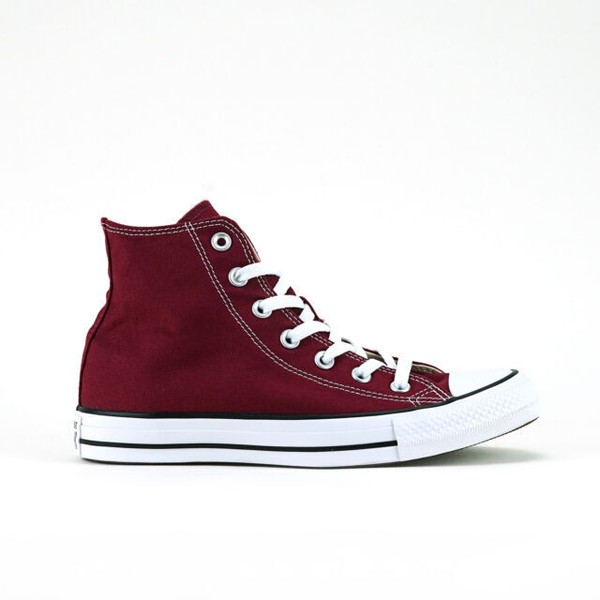 maroon high top chucks