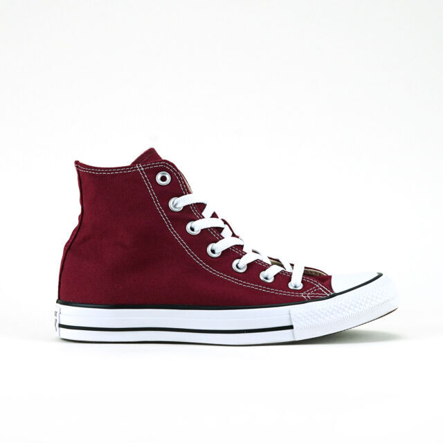 mens burgundy converse high tops