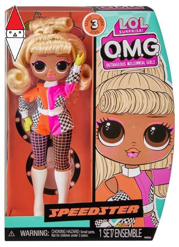 ACTION FIGURE MGAE LOL SURPRISE OMG HOS DOLL S3 - SPEEDSTER