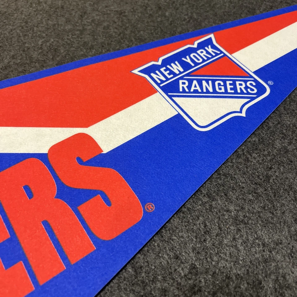 New York Rangers NHL Hockey Team 30 x 12 Felt Pennant, made in the USA - Image 4 of 4