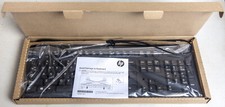 LOT of 4 - BRAND NEW IN BOX Hewlett Packard BLACK Standard USB Desktop Keyboards