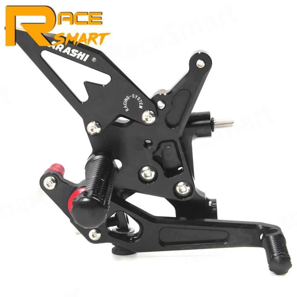 Juego de estriberas traseras ajustables reposapiés trasero para Ducati 899 Panigale 2014 2015 Foto 3 de 4