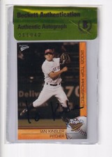 Ian Kinsler 2005 Multi Ads Minor League Rookie Beckett Authentic Autograph