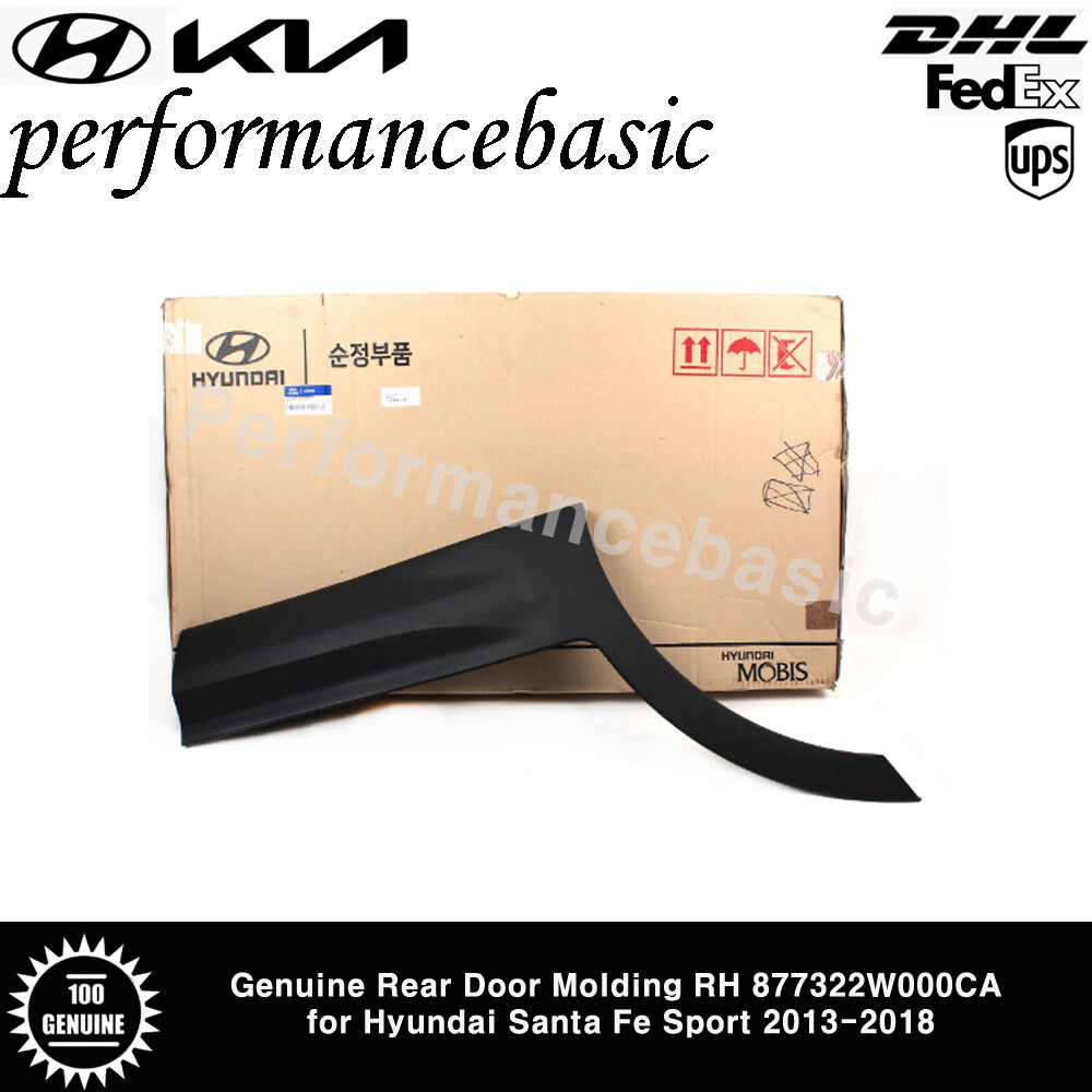 Genuine Rear Door Molding RH 877322W000CA for Hyundai Santa Fe