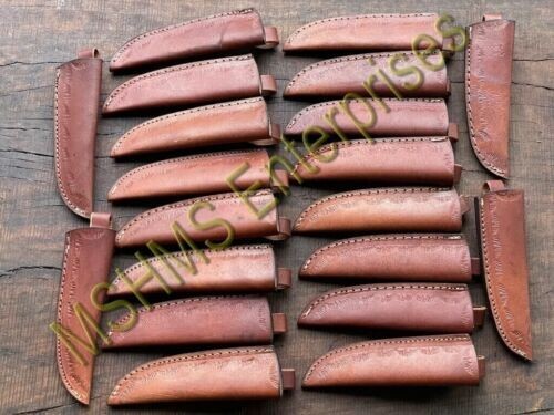 LOT OF 25 8 INCH HANDMADE DAMASCUS STEEL SKINER KNIFE BONE HANDLE W/SHEATH - Picture 5 of 5