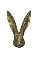 Xl Hasenkopf Hase Gold Matt 26,5 Cm Osterdeko Ostern