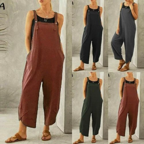 Damen-Overalls aus Baumwollmischung