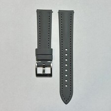 GRAY/GREY High Quality Real Sailcloth Waterproof Watch Strap Matching GRAYStitch