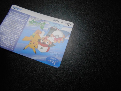 Pokemon Phone J through Card JR West Promo Ash Pikachu #3448 PLAY - Picture 5 of 10