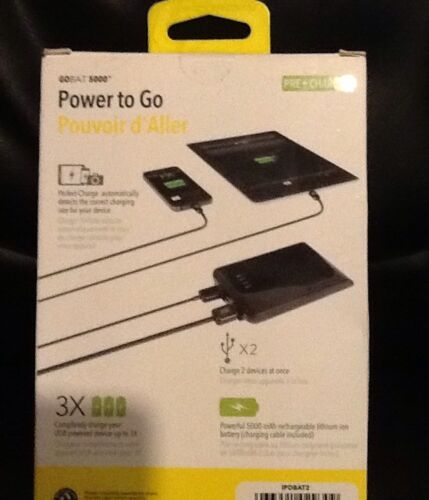 Scosche GOBAT 5000 Power To Go Dual USB Ports - Picture 2 of 3