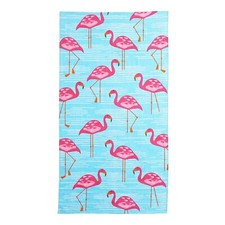 Flamingos Bath Beach Pool Towel  100% Cotton ...