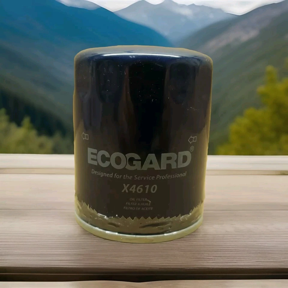 Paquete de 2 filtros de aceite Ecogard para Honda 15400-PLM-A02PE rotativos 13237 Foto 3 de 4