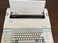 Royal Signet 20 Typewriter With manual And Charging Cable New Condition thumbnail