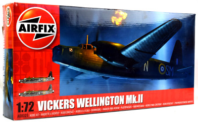 Airfix Vickers Wellington Mk.II 1:72 Scale Plastic Model Airplane Kit A08021