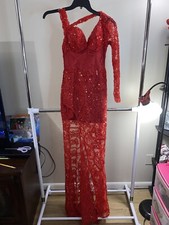 sequined evening gown