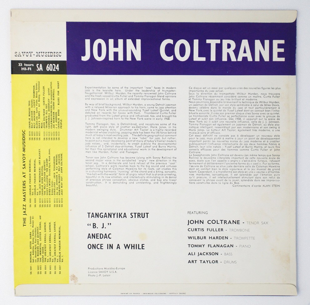 米LP John Coltrane Standard Coltrane OJC246 Original Jazz Classi /00260 John Coltrane – Standard Coltrane – Vinyl (LP, Album + 2