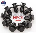 <!--F#f_0-->20X CAR PLASTIC 10MM CLIPS RIVET PUSH FIT DOOR BOOT TRIM PANELS BUMPER FASTENER <!--F/-->