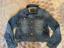 Buffalo Girls Size 14/16 XL Strech Denim Jean Jacket Excellent Used Condition