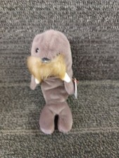 Ty 4082 Beanie Baby Plush Animal Jolly Walrus Style 1996