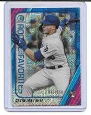 2020 Bowman Chrome Rookie of the Year Favorites BLUE MOJO #GL Gavin Lux RC/150